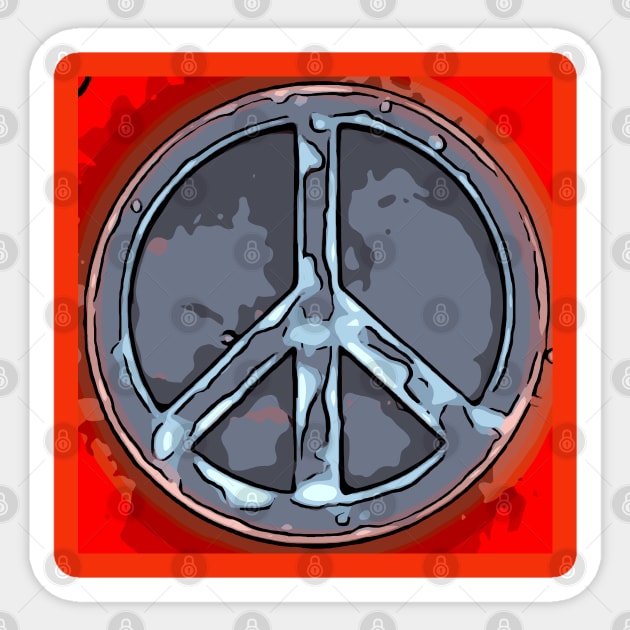 Peace Sign Sticker by Sorgetown